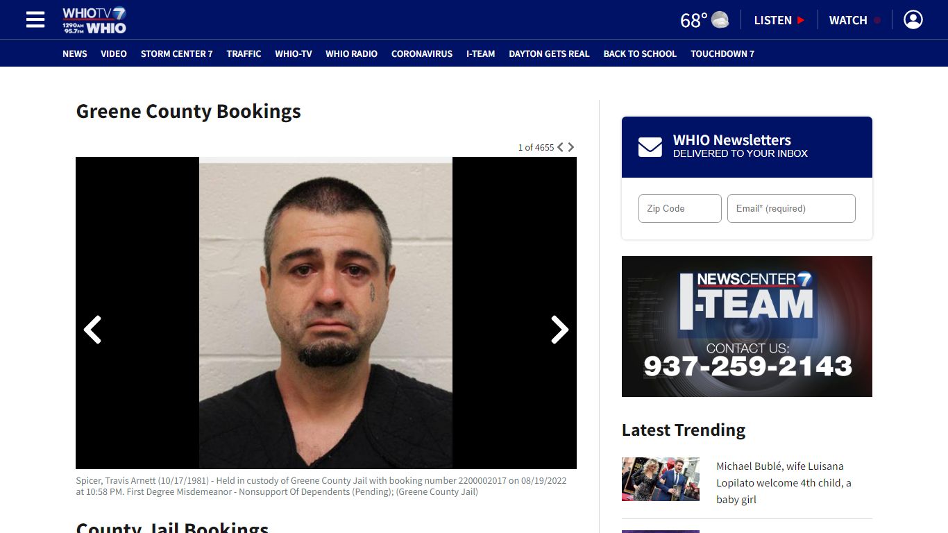 Greene County Inmates – WHIO TV 7 and WHIO Radio